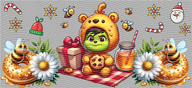 16oz Christmas-S 1033